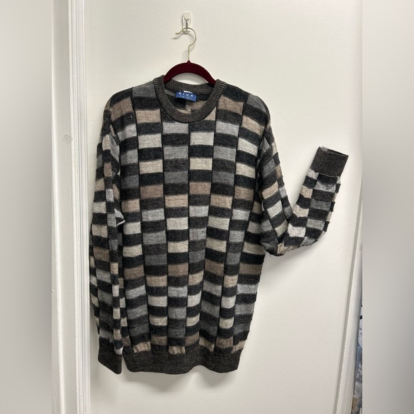 Vintage Men’s Peruvian Coogi Style Baby Alpaca 90’s Cosby Dad Sweater